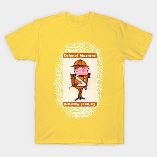 Colonel Mustard from the Clue Board Game T-Shirt